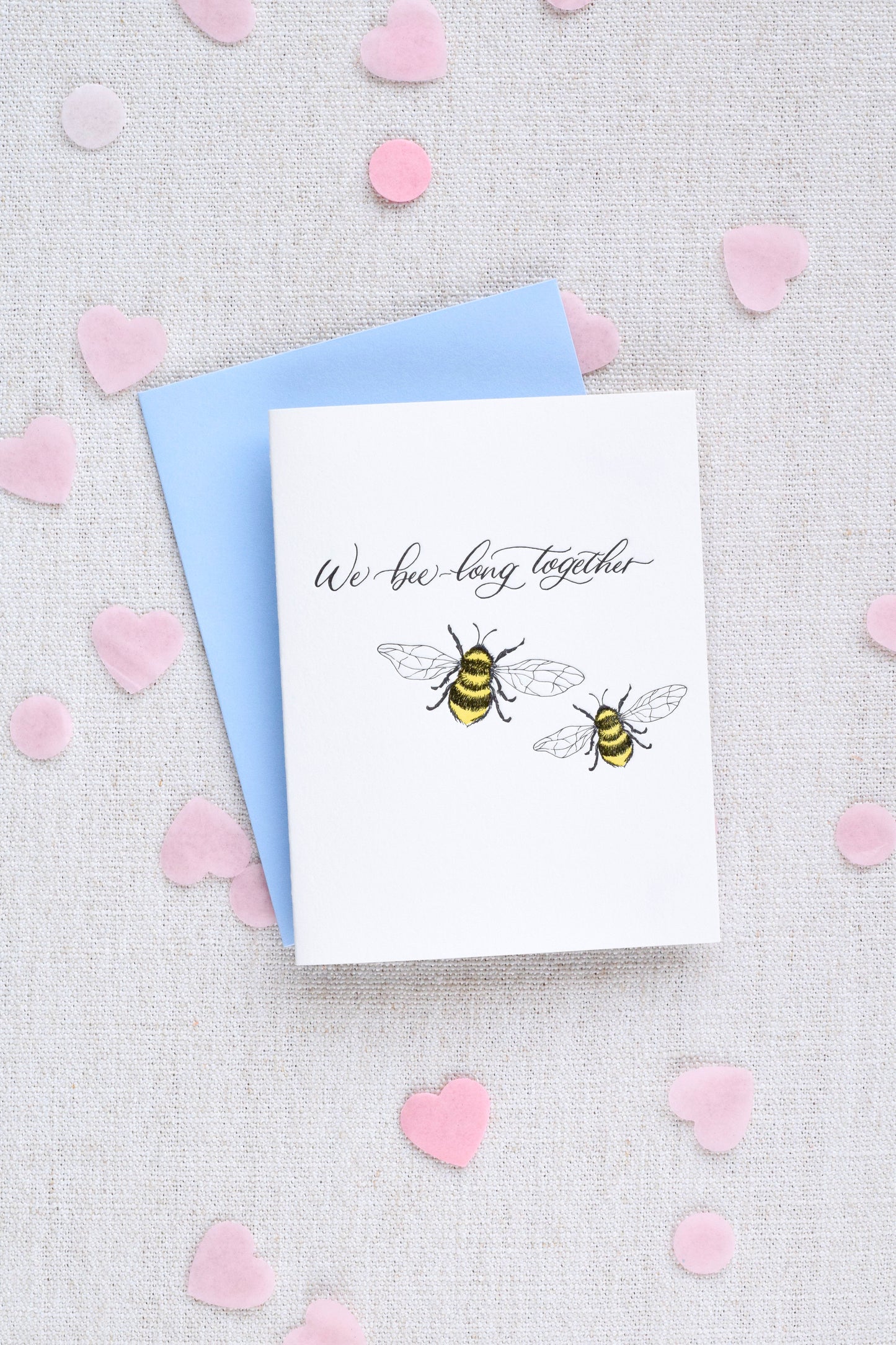 We BEE-Long Together Letterpress Card