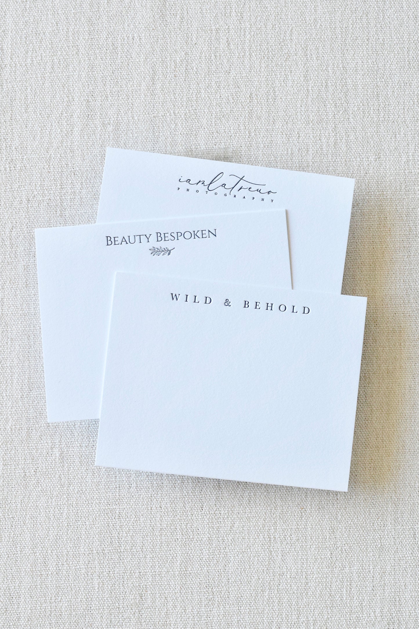 Letterpress Business Stationery