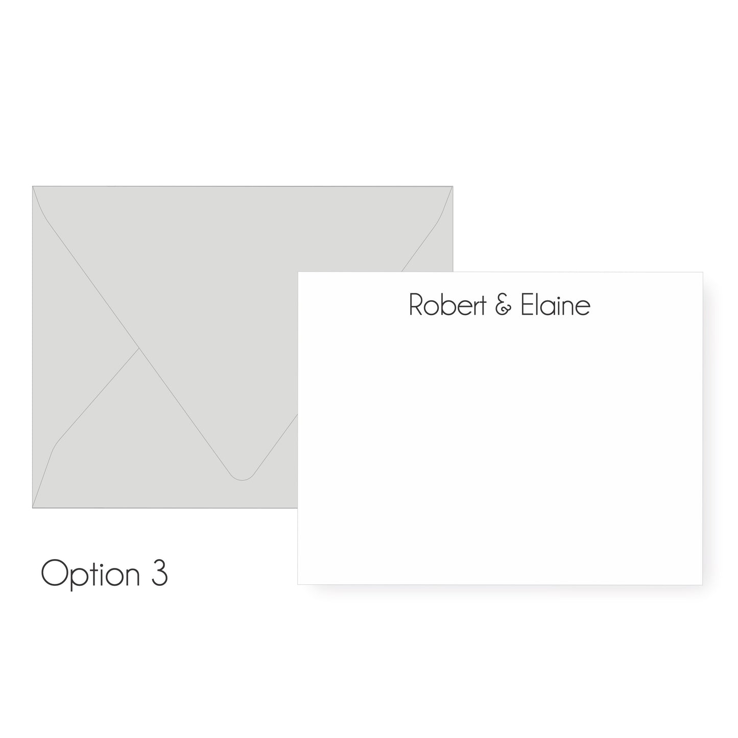 Letterpress Couples Stationery