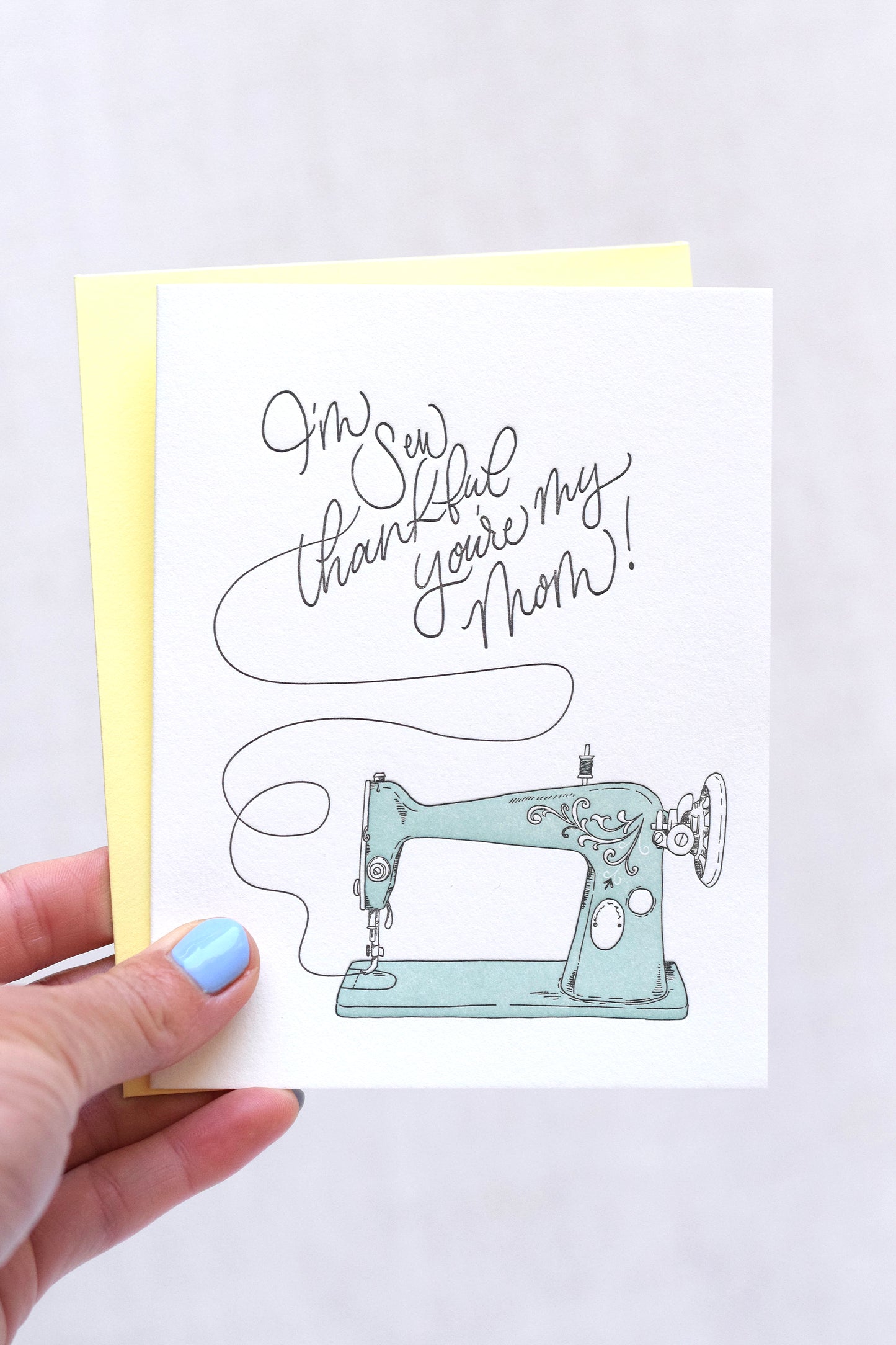 I'm SEW Thankful For You Mom Mother's Day Card