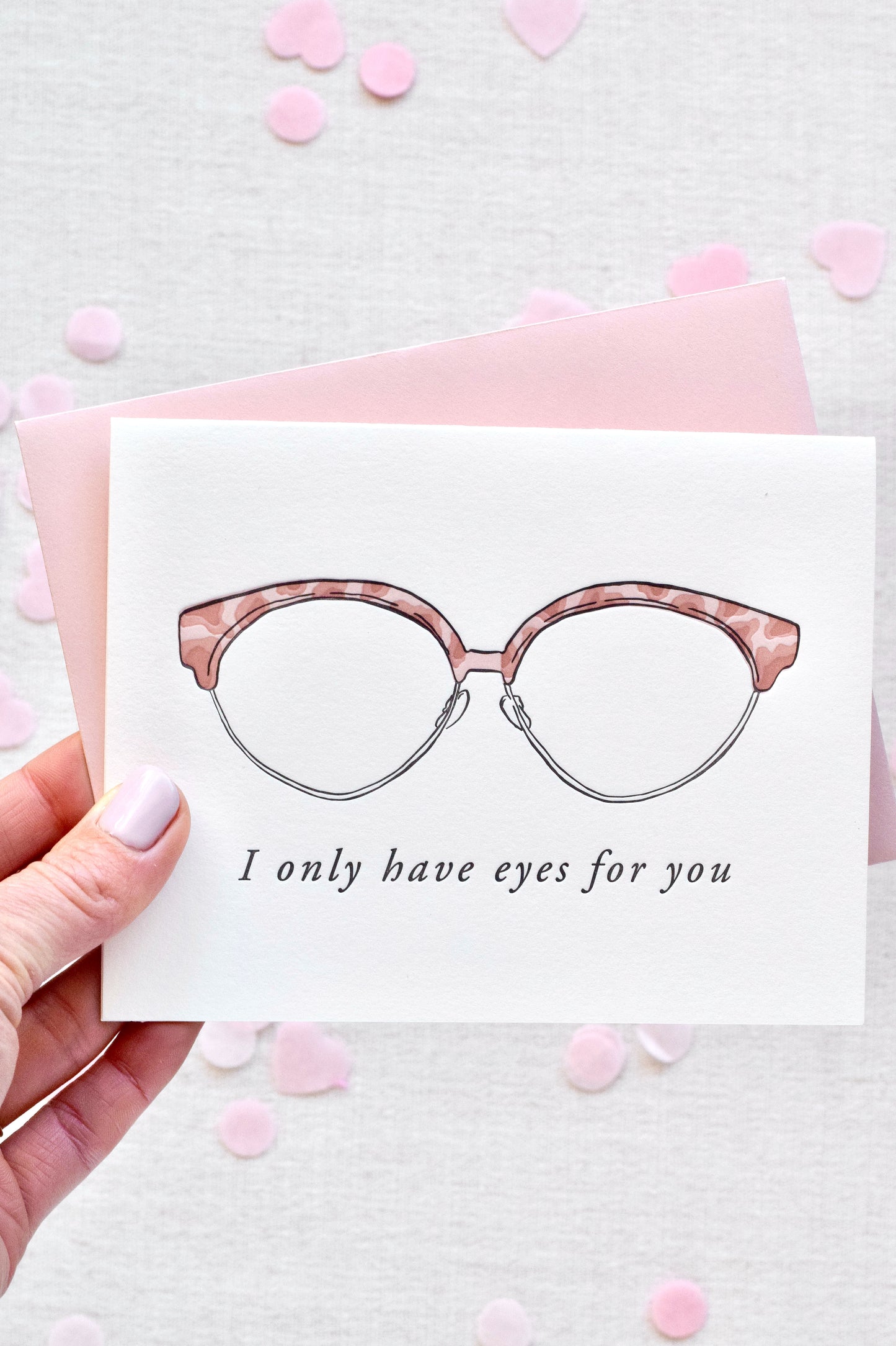 I Only Have Eyes For You Letterpress Card