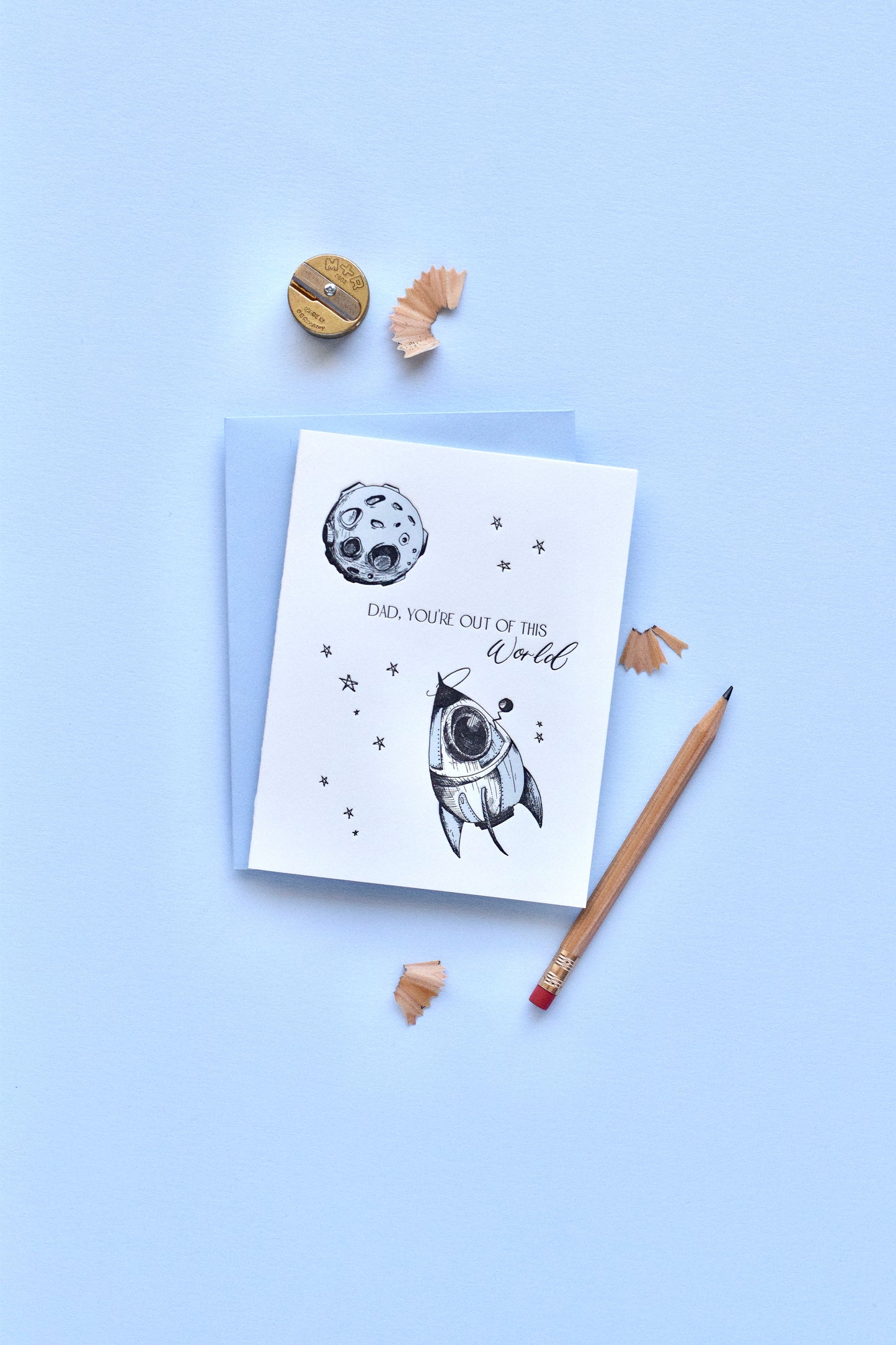 Out of this World Letterpress Card