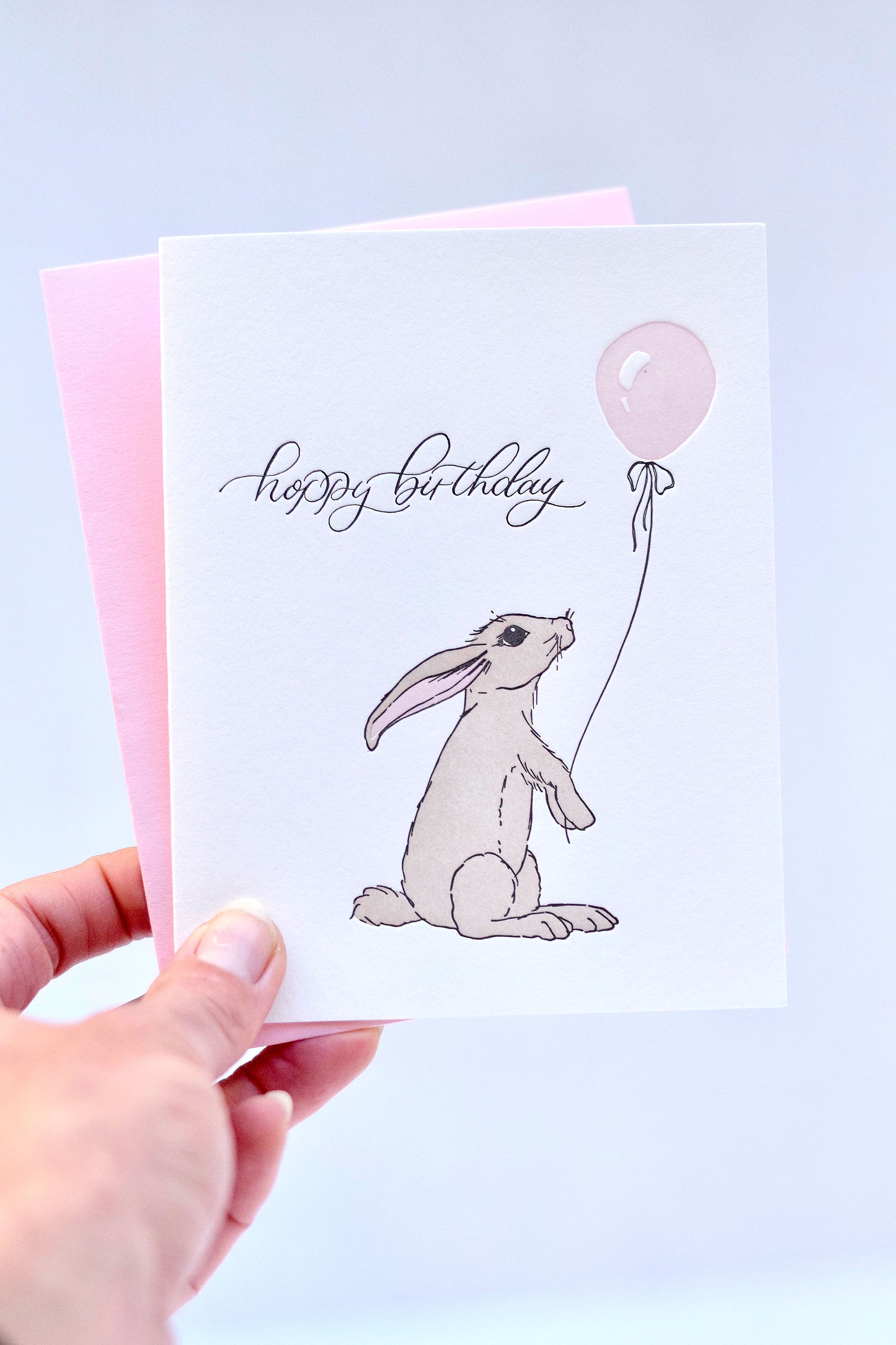 Hoppy Birthday Letterpress Card