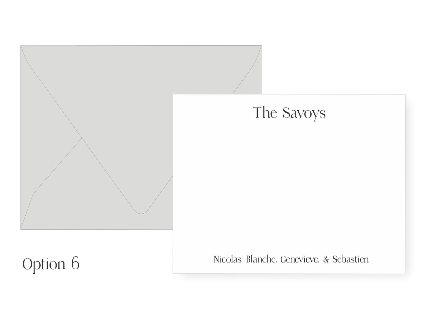 Letterpress Family Stationery