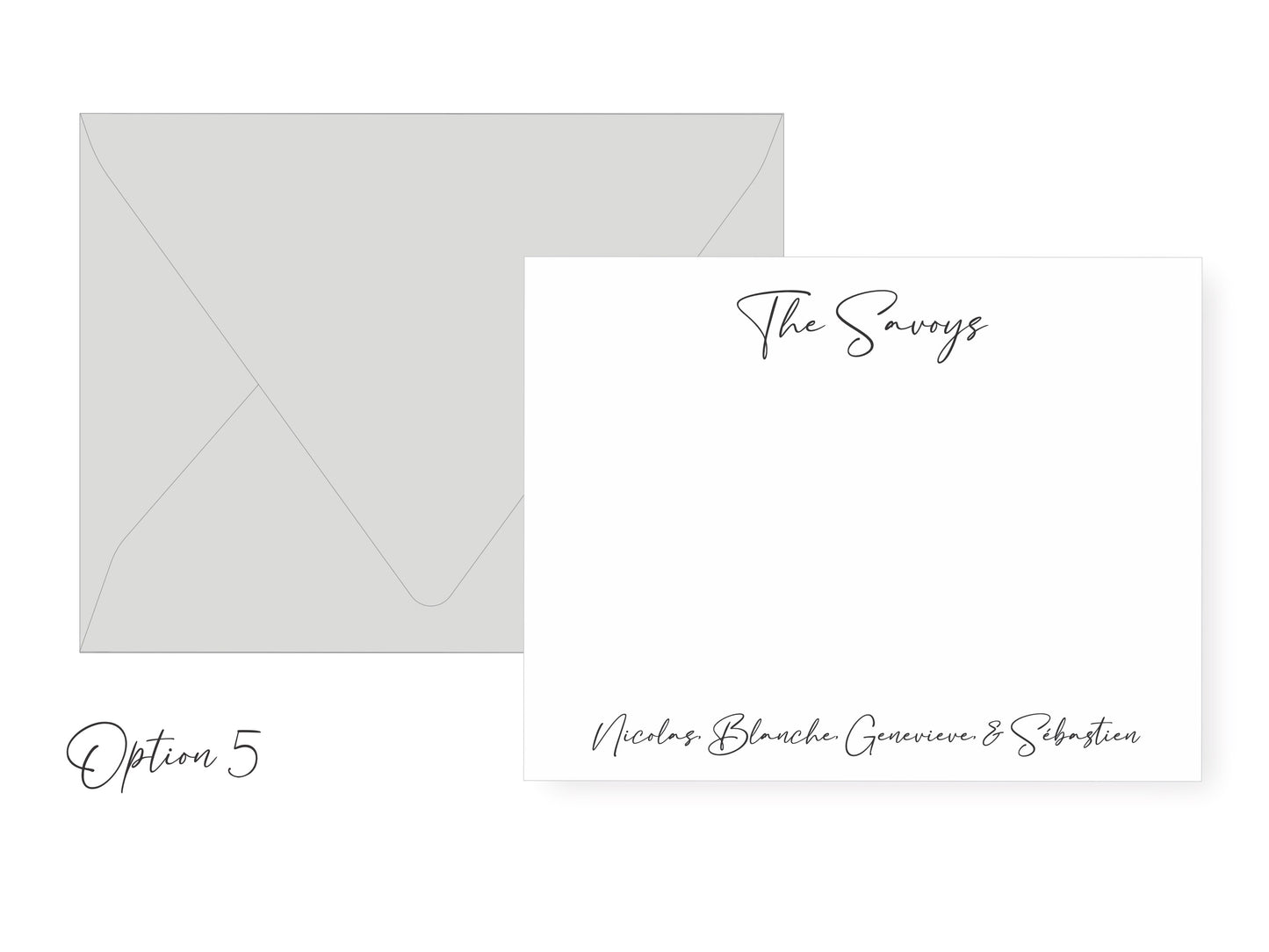 Letterpress Family Stationery