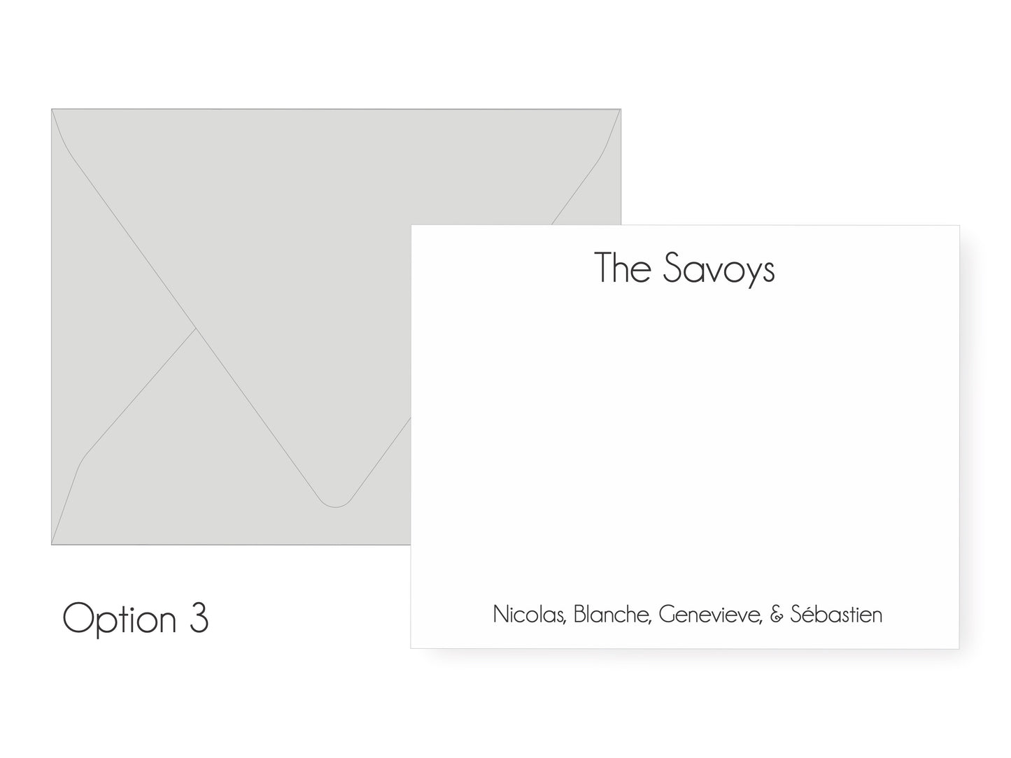 Letterpress Family Stationery