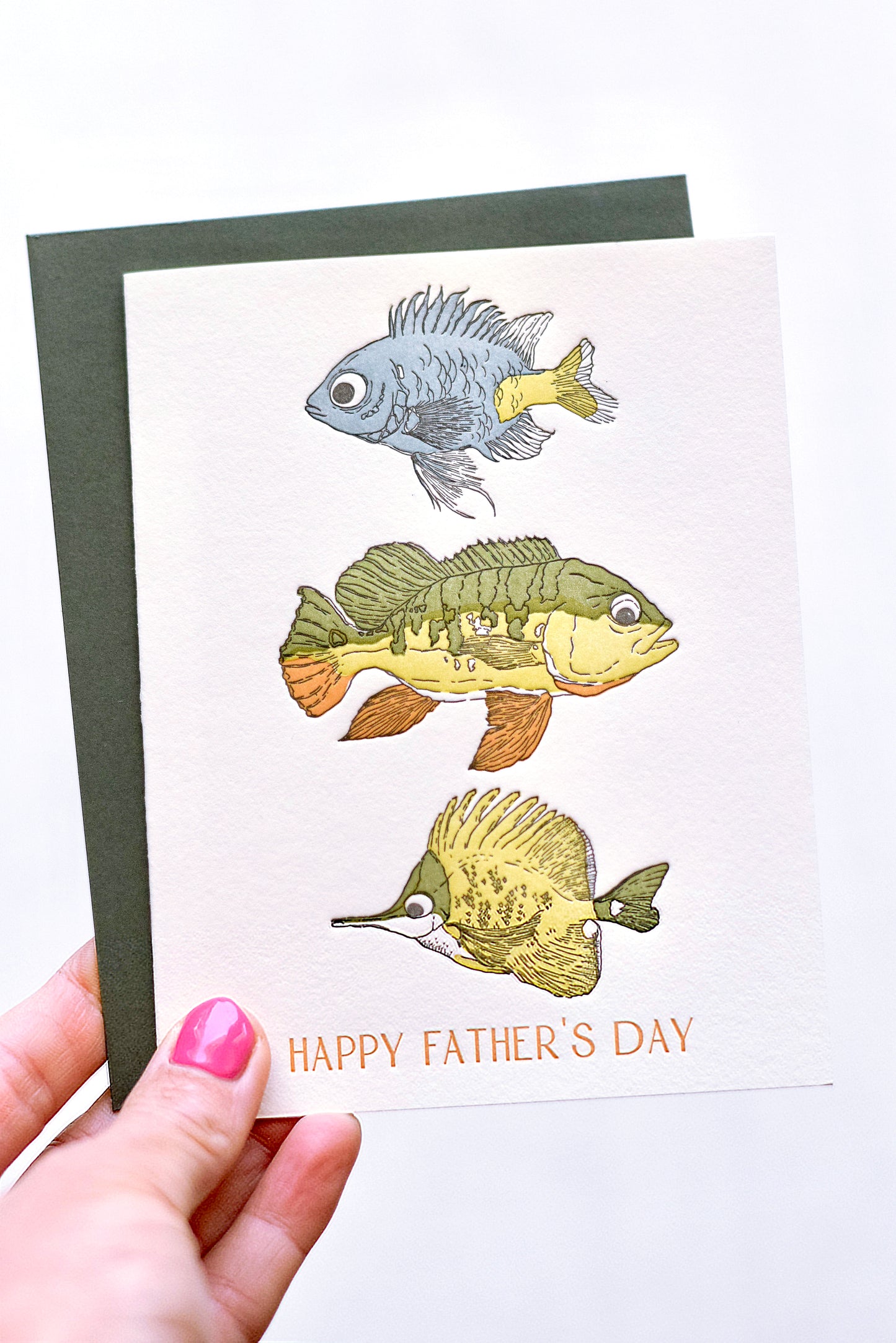Gone Fishing Father's Day Card