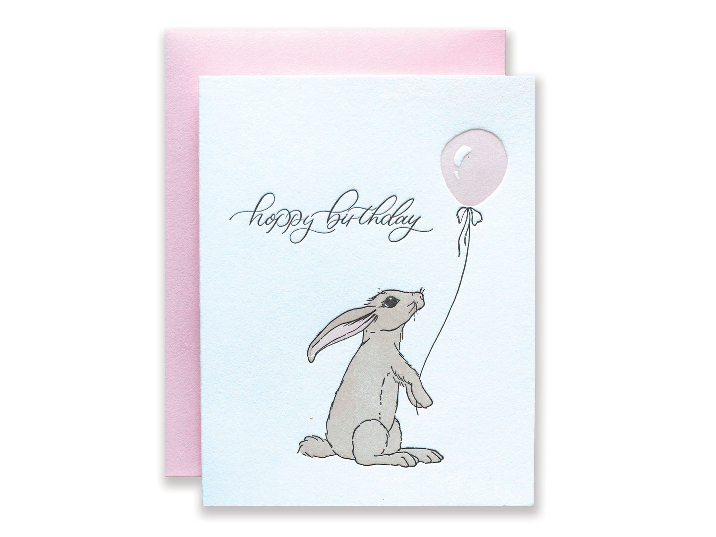 Hoppy Birthday Letterpress Card