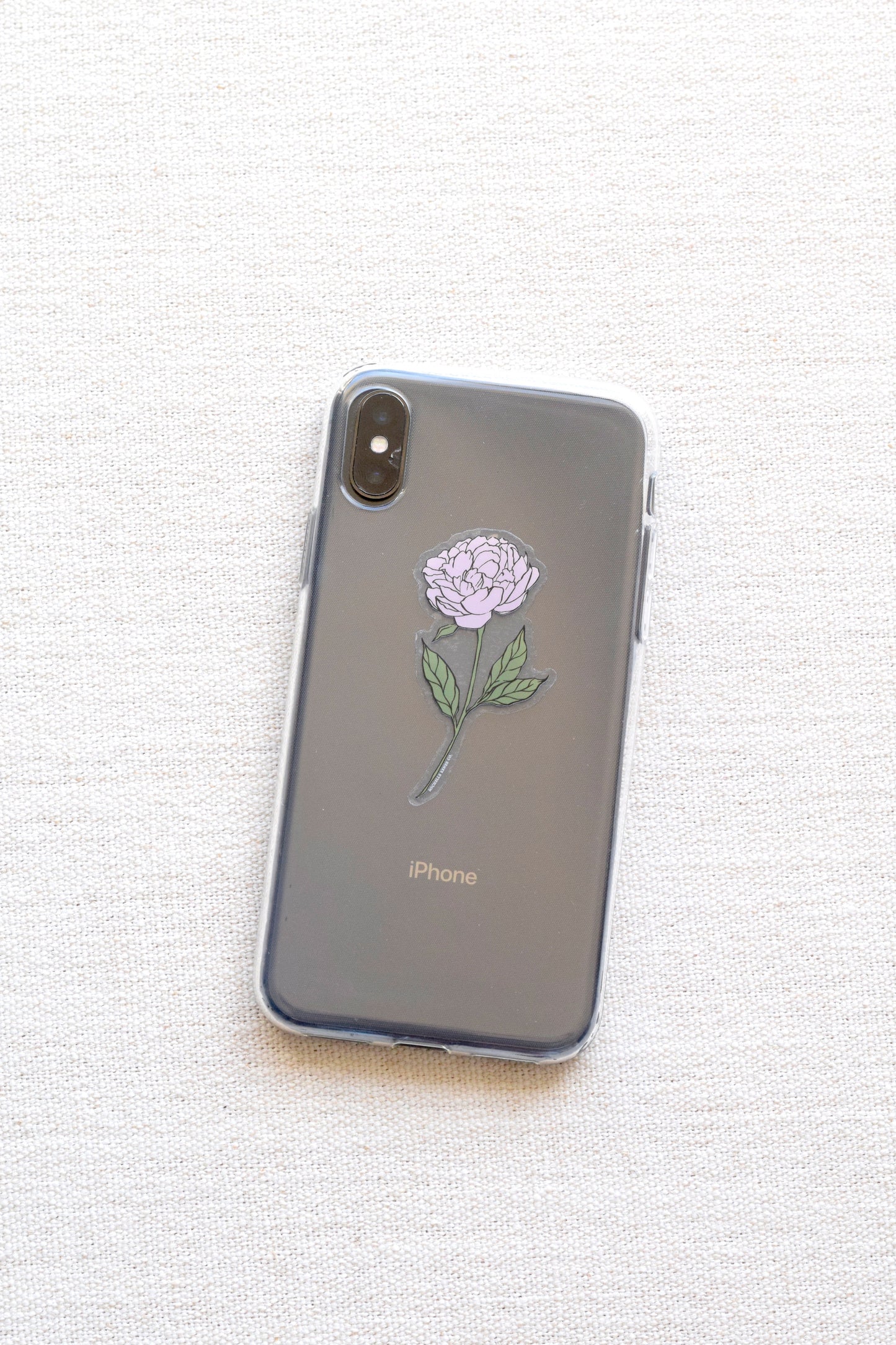 Blush Peony Sticker