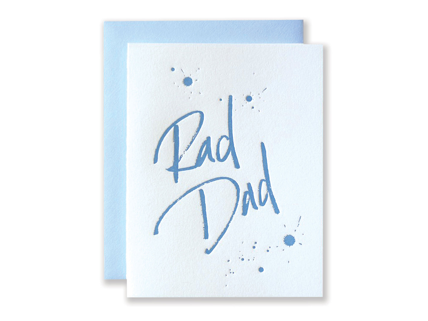 Rad Dad Letterpress Card