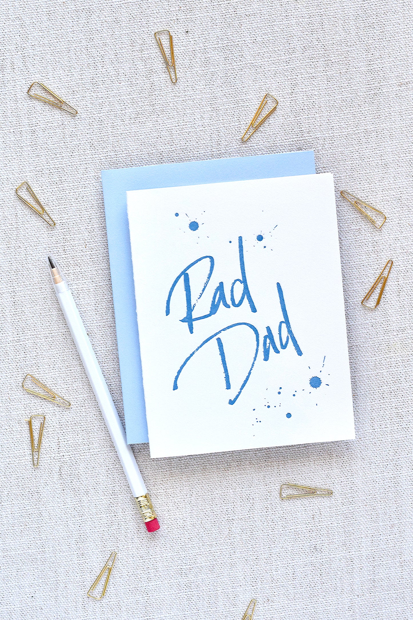 Rad Dad Letterpress Card