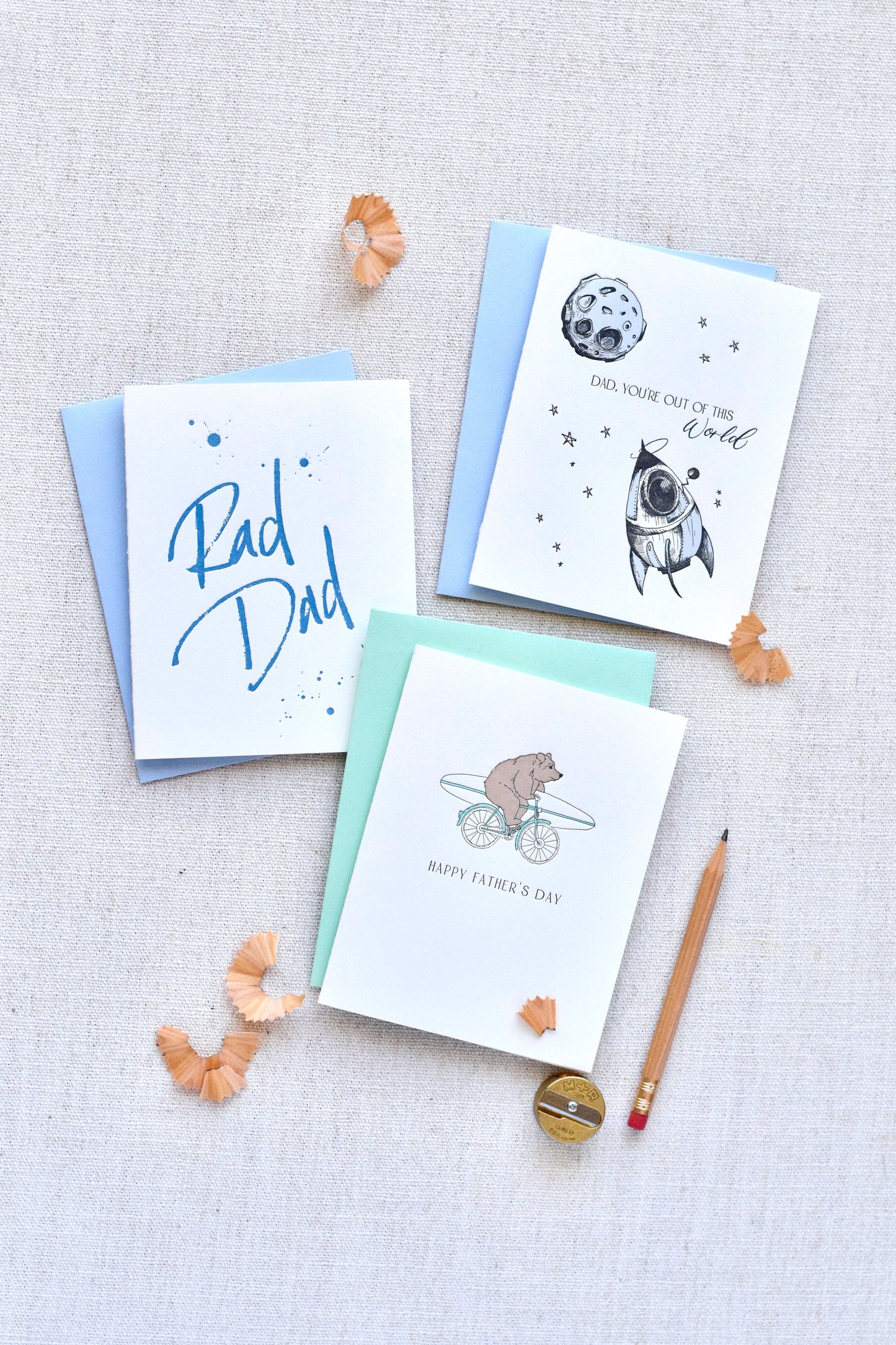 Rad Dad Letterpress Card