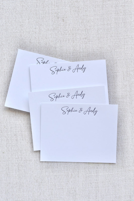 Letterpress Couples Stationery
