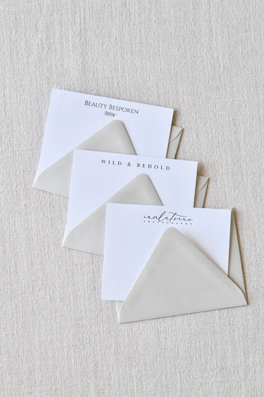 Letterpress Business Stationery