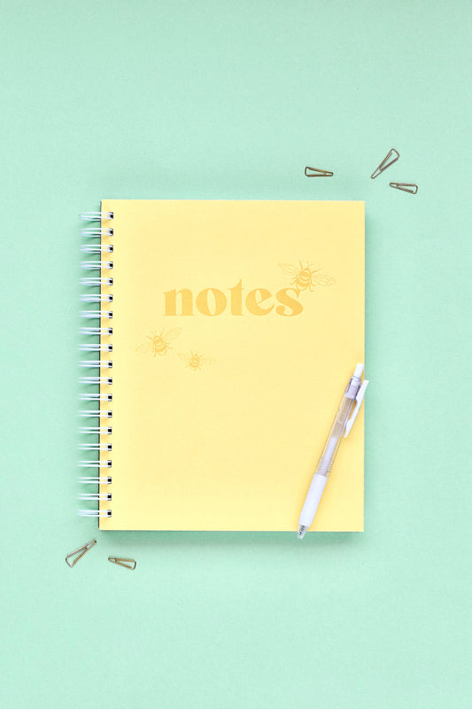 Large Honey bee Notebook