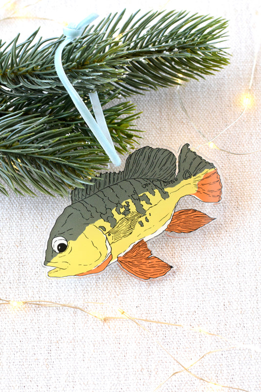 Acrylic Bass Fish Ornament