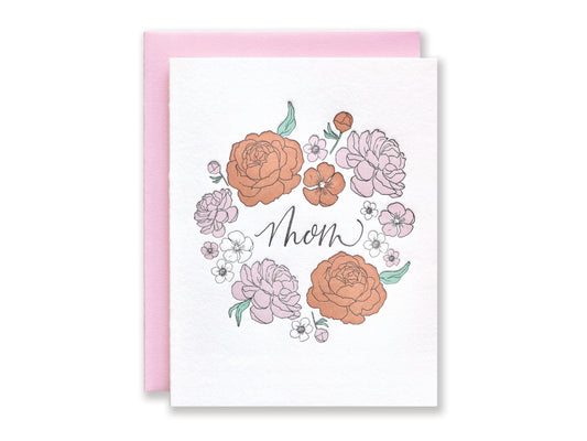 Floral Mother's Day Letterpress Card