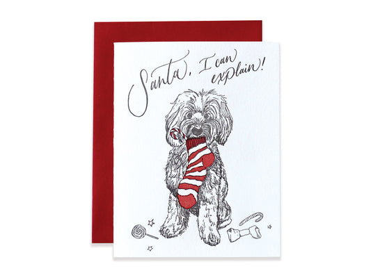 Santa, I Can Explain Christmas Card