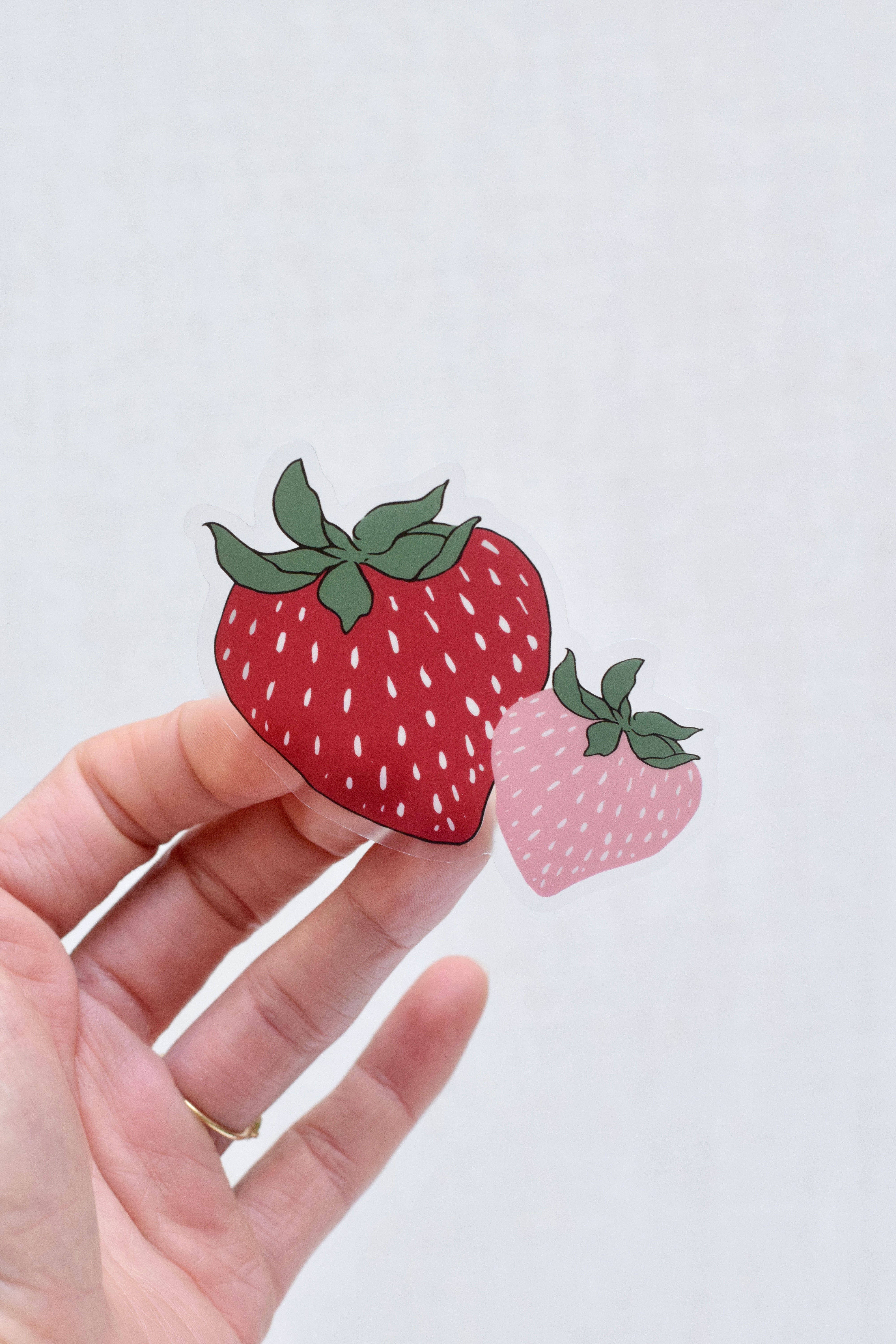 Strawberry Sticker – Michelle Renee Co.