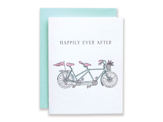 Happily Ever After Letterpress Card